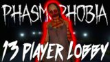 Phasmophobia VR but with 13 Players in a Lobby!