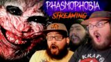 WHEN 3 IDIOTS BECOME GHOST HUNTERS! PLAYING PHASMOPHOBIA!!! With Todd & Jacob 🔴 LIVE STREAM