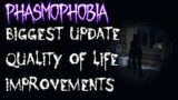 Phasmophobia – Biggest Update Quality Of Life Improvements #shorts