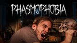 Phasmophobia PewDiePie || Livestream feat: Jacksepticeye, CinnamonToastKen, Gabsmolders