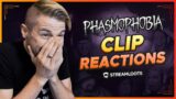 WE REACT TO YOUR PHASMOPHOBIA TWITCH CLIPS! 😱👻