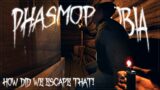 HOW DID WE ESCAPE THAT! | Phasmophobia Gameplay | 244