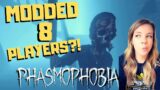 MODDED with 8 PLAYERS! – PHASMOPHOBIA – NEW MULTIPLAYER HORROR Game – Live Gameplay