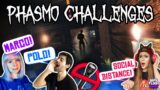 Phasmophobia But We Pick the WORST Challenges | NO FLASHLIGHTS?!