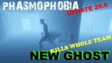Phasmophobia Update 28.6 – New Ghost Model Kills Whole Team – #Phasmophobia #Update #VOD