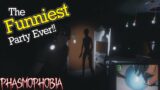 The FUNNIEST Party in Phasmophobia!! Scary Alien Traps us Inside the House 😱