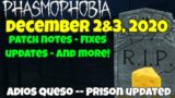 Phasmophobia Updates – Phasmophobia December Updates | What Changed?!