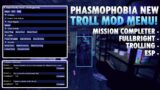 BEST PHASMOPHOBIA NEW FREE MOD MENU | + INSTALL TUTORIAL ESP | PLAYER OPTIONS • TROLL OPTIONS •