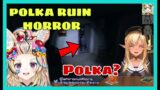 Shiranui Flare Fubuki and Watame Can't Stop Laughing At Polka | Phasmophobia [Hololive/Eng Sub]