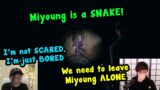Sykkuno REACTION to Miyoung gets SCARED | Miyoung SACRIFICES Hjune ft. Valkyrae | Phasmophobia