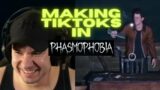 Trying to film TIKTOKS in Phasmophobia!