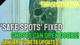 Phasmophobia Update January 12 2021 – Beta branch – Ghosts can open doors, no more 'safe spots'…