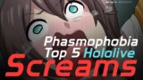 Hololive Phasmophobia Top 5 Screams