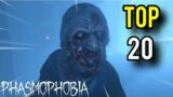 TOP 20 PHASMOPHOBIA Scary Moments & Funny Moments – Jumpscare Montage #3