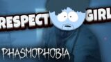 respecting GIRLS in PHASMOPHOBIA (Phasmophobia Funny Moments)