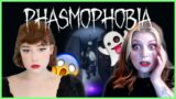 Two girls hunt ghosts // Phasmophobia with Mousie & Gem