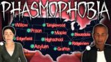Playing All Maps on Nightmare Mode in Multiplayer – Phasmophobia ALL MAPS