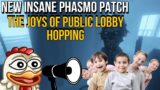 Phasmophobia Public Lobbies Are SCARY || BRAND NEW HUGE PHASMO PATCH