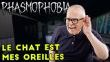 LE STRESS DE CE DEFI !😨| Chat = Mes Oreilles / Sans Son Phasmophobia FR |