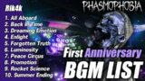 Phasmophobia 1st Anniversary Lobby BGM List