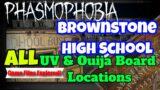 Phasmophobia – Brownstone High School HOW TO FIND ALL UV & Ouija Board Spawns from the game files