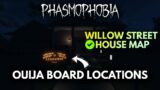 ALL Ouija Board Locations in Willow Street House | Phasmophobia Ouija Board Locations