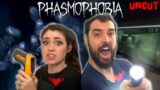 Husband & Wife Ghost Hunt in Phasmophobia with Heart Rate Monitors (uncut)