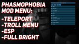 [Phasmophobia] NEW FREE MOD MENU! + INSTALL TUTORIAL | ESP, Player Options, Troll Options & MORE!