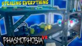 Stealing EVERYTHING From the House in Phasmophobia VR w/ Friends (we've truly beaten the game)