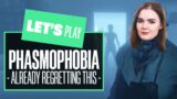 Let's Play Phasmophobia! SOLO ZOE TRIES THE NEW UPDATE & ALREADY REGRETS THIS