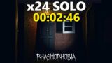 x24 Solo Speedrun (00:02:46) – All Objectives & Ghost Photo – Phasmophobia