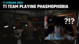 [Full] Keria playing Phasmophobia with Gumayusi, Oner & Zeus | T1 Stream Moments | T1 Funny Moments