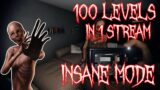 { Thanks For 1K } 100 Levels Before Stream Ends Solo Insane Difficulty | Phasmophobia