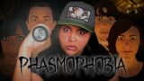 GHOST HUNTING W/ MY ENEMIES 🙄 |PHASMOPHOBIA for the FIRST TIME!|