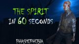 The Spirit in 60 seconds | Phasmophobia