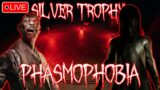 Trying To Get Silver Trophy In Phasmophobia Live | Phasmophobia