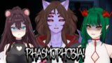 3 Vtubers sendo pró players de Phasmophobia | ft. @SunnySeiki e @meilingdraco