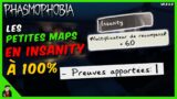 Les Petites Maps en Difficulté Insanity à 100% || Phasmophobia (1 Preuves) FR