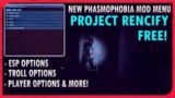 *ACTUAL CHEAT* Phasmophobia Rencify Mod Menu | FREE Download | ESP, Noclip, Speed, Trolling