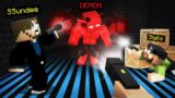 Being Hunted by Demons in Minecraft… (Phasmophobia)