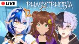 Caçando fantasmas com os amigos no Phasmophobia | Price e Purple