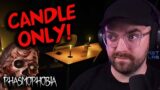 Went to Prison With A CANDLE ONLY | Phasmophobia Challenge