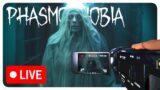 Phasmophobia Stream: Hunting some ghosts while screaming in fear (I hide in the lockers)