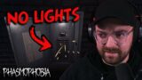 Trying To Win With NO LIGHTS | Phasmophobia Challenge