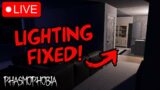 They Fixed The LIGHTING | Phasmophobia LIVE