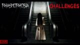 PHASMOPHOBIA Challenges |LIVE|.