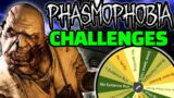 Weekly Challenge in 3 OR Bean Boozled Then Random Challenges in Phasmophobia