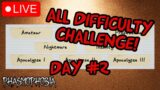 ALL DIFFICULTY CHALLENGE – DAY #2 | Phasmophobia LIVE