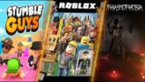 Playing with Subscribers: Stumble Guys, Phasmophobia, and Roblox Fun!"