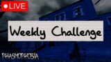 WEEKLY CHALLENGE #69 | Phasmophobia LIVE